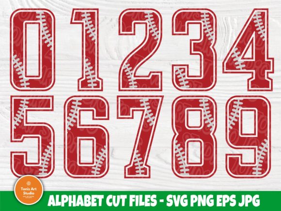 Download Baseball Numbers SVG Cut Files, Softball - Cut file Collection