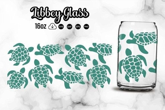 Download Sea Turtle Libbey Glass Svg Cut Files - Cut file Collection