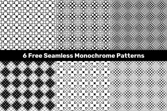 Download 6 Free Seamless Circle Patterns - Circle pattern Collection