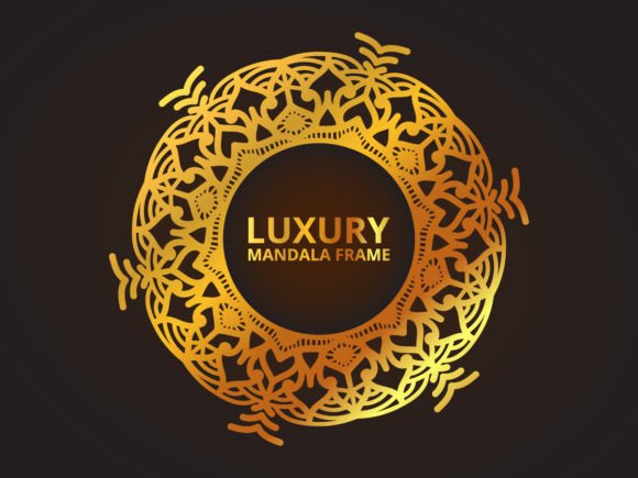 Download Luxury Golden Mandala Frame Design - Golden mandala Collection