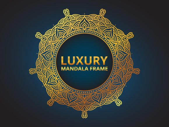 Download Luxury Golden Mandala Frame Design - Golden mandala Collection
