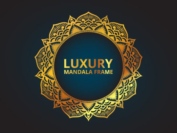 Download Luxury Golden Mandala Frame Design - Golden mandala Collection