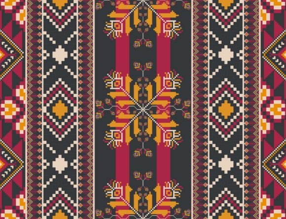 Download Ethnic Embroidery Colorful Pattern - Ethnic Collection